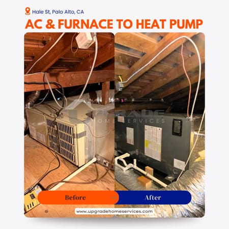 Before & After HVAC Replacement in Hale St, Palo Alto, CA Thumbnail